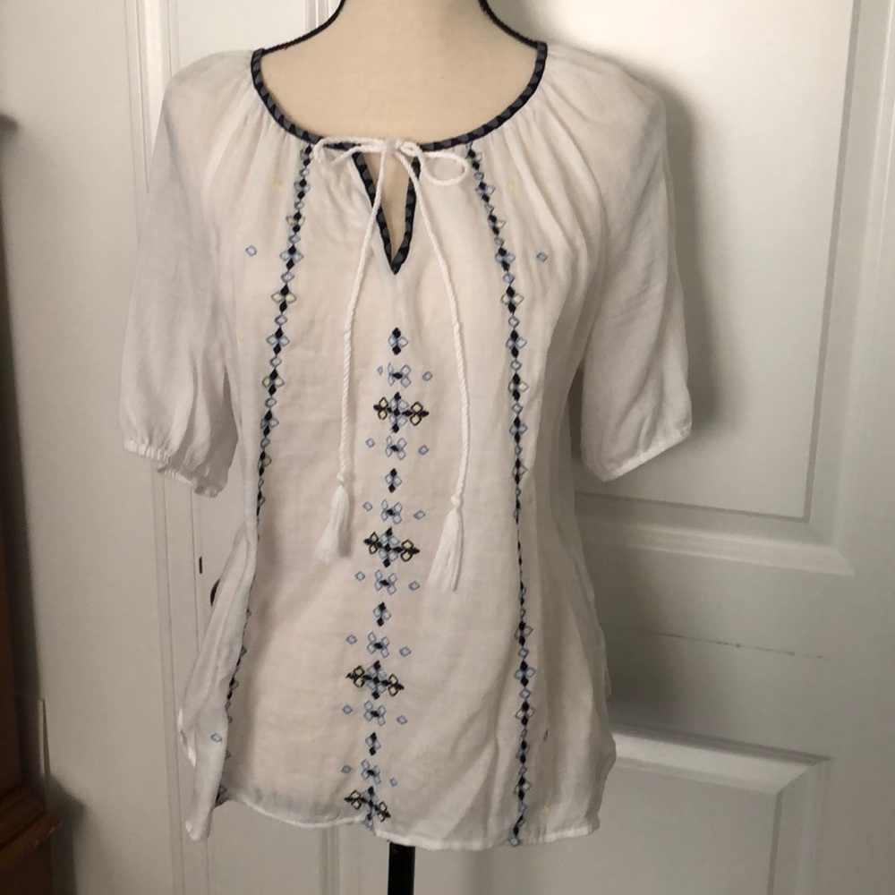ANN TAYLOR LOFT LARGE PETITE BLOUSE